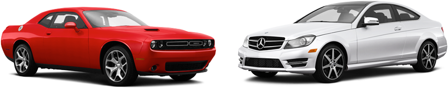 Mercedes C250 Coupe White (900x240), Png Download