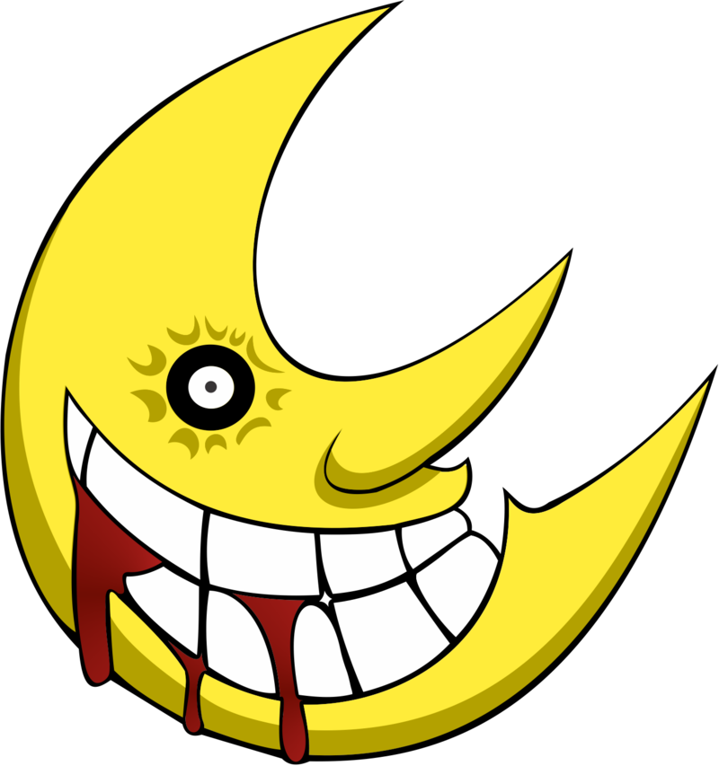 Moon Emote - Soul Eater Moon (800x853), Png Download