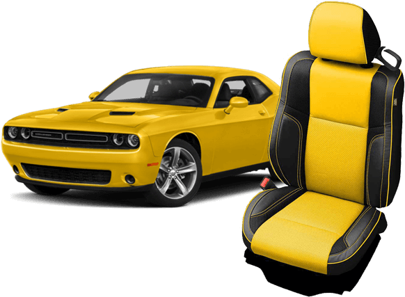 Dodge Challenger Leather Seats - 2015 Dodge Challenger (632x449), Png Download