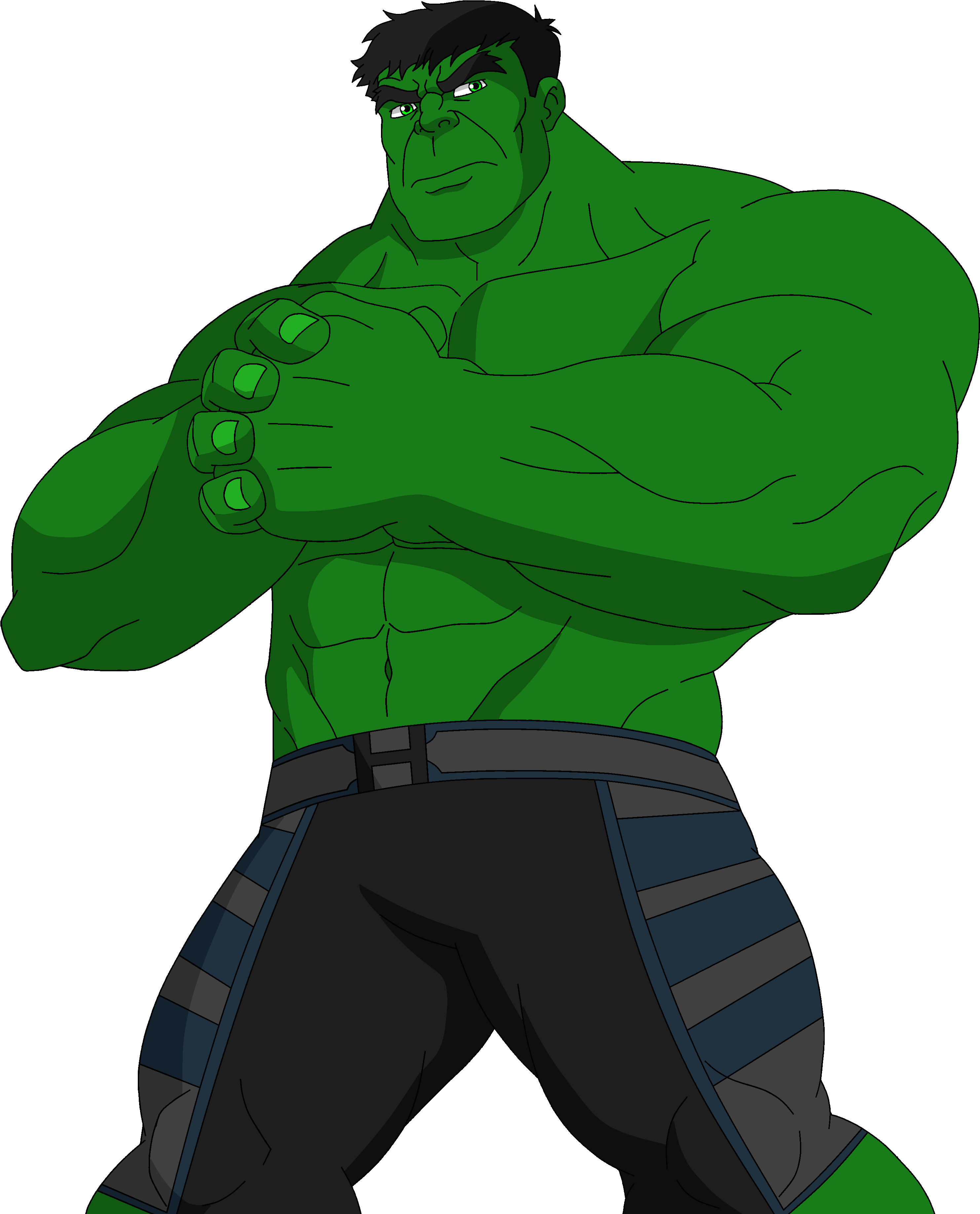 Imagenes Animadas De Hulk (2999x3674), Png Download