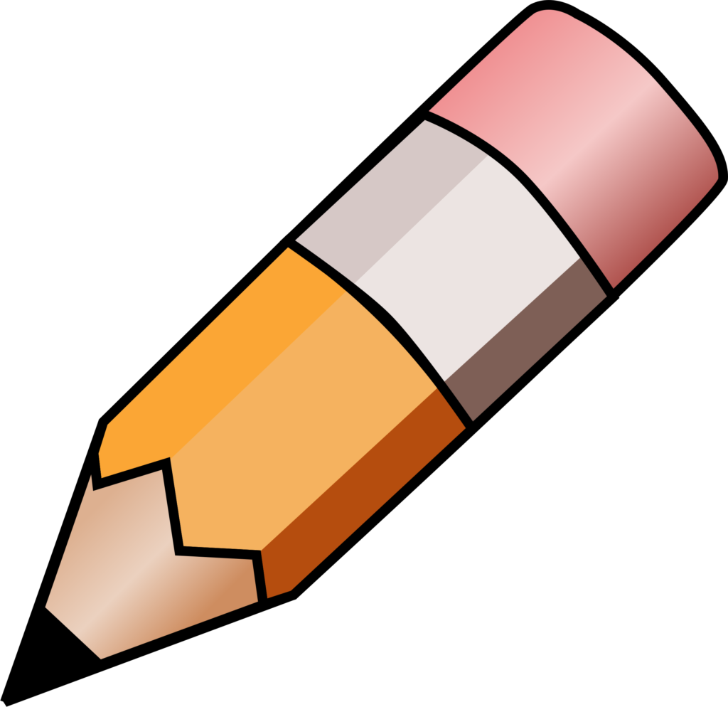Paper And Pencil Pencil And Paper Clipart - Pencil Clipart (900x876), Png Download