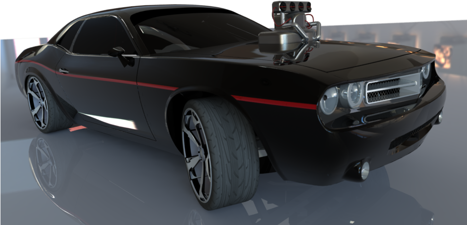 Load In 3d Viewer Uploaded By Anonymous - Dodge Challenger (960x540), Png Download