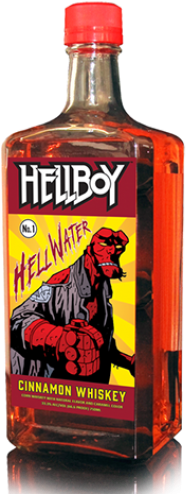 "hell Water" Cinnamon Whisky - Hellboy Whiskey (500x500), Png Download
