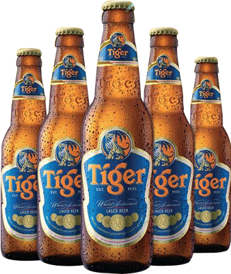 Tiger Beer Bucket Png - Tiger Beer 24x 330ml Bottles (363x406), Png Download