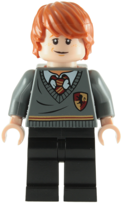 Lord Voldemort With White Wand - Lego Ron Weasley Minifigure (700x700), Png Download