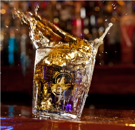 This Bomb Shot Is Fireball Whiskey And Angry Orchard - Alcoholic Drink (576x432), Png Download