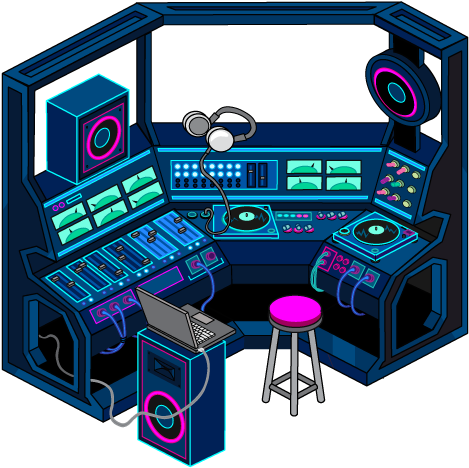 Top40djbooth - Portable Network Graphics (500x489), Png Download