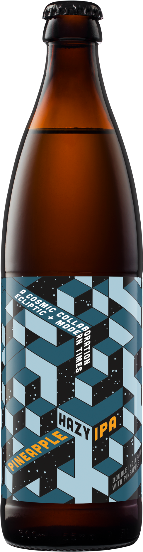 The Resulting Beer In This Cosmic Collaboration Is - Ecliptic Pineapple Hazy Ipa (1000x2200), Png Download