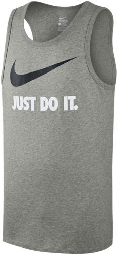 Just Do It Swoosh Tank - Nike Just Do It Swoosh (500x500), Png Download