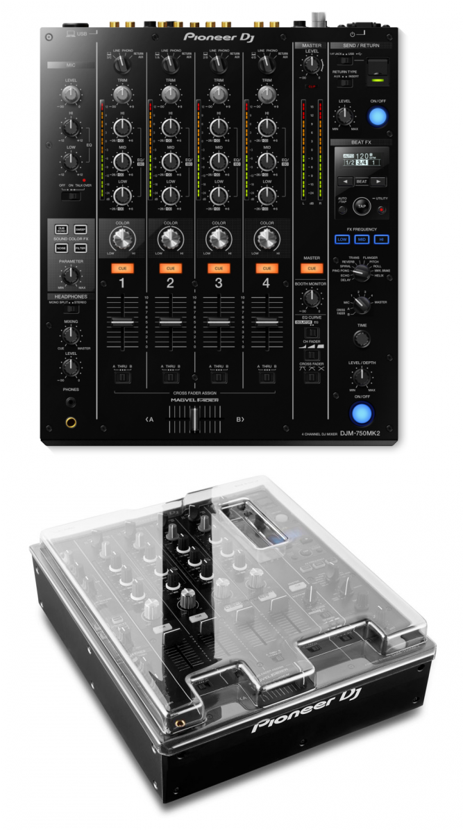 Pioneer Dj Djm 750mk2 Mixer Decksaver Ds Pc Djm750mk2 - Djm Pioneer 750 Mk2 (1000x1194), Png Download