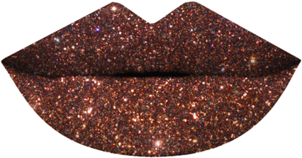 Glitter Lip Kit - Glitter (500x254), Png Download