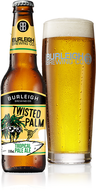 Twisted Palm - Burleigh Brewing Twisted Palm Bottle 330ml (334x652), Png Download