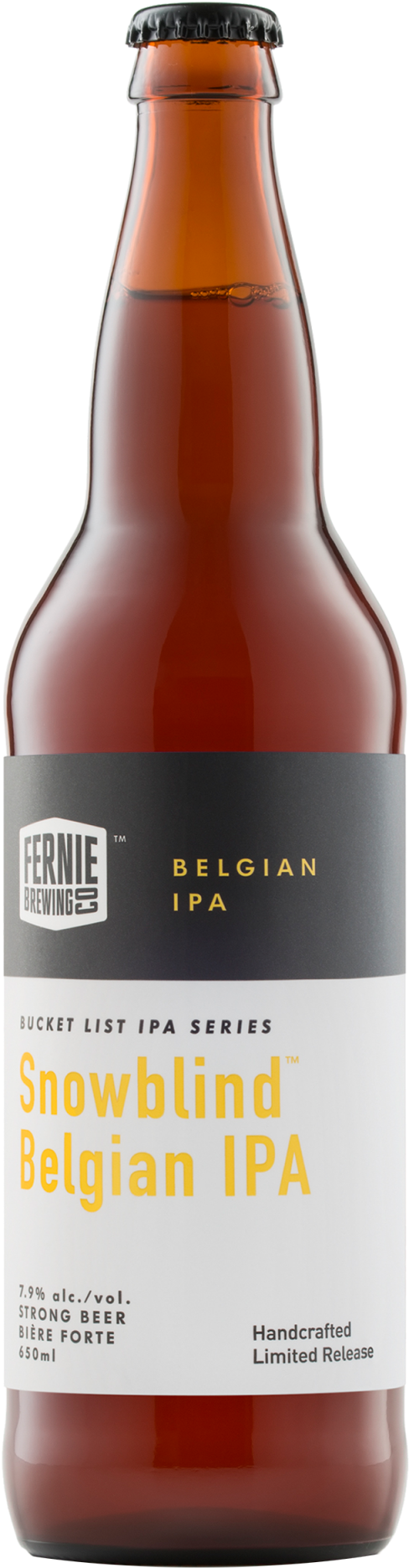With Opening Day At The Ski Hill Just A Few Days Away, - Fernie Brewing Bottles Png (720x1920), Png Download