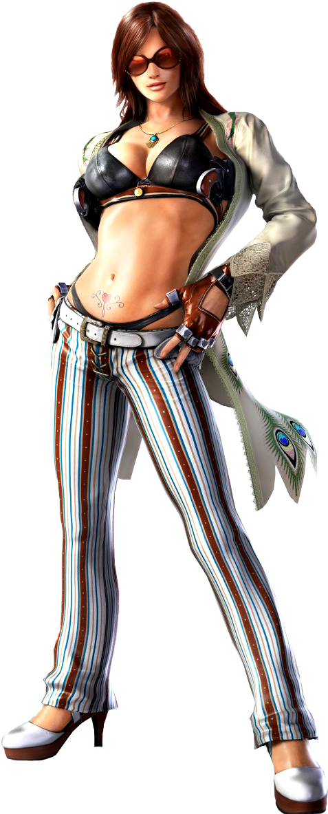 Katarina Tekken 7 Cutout Render Remake By Deadlypoisonbeauty - King Of Fighters Xiv Vanessa (896x1280), Png Download