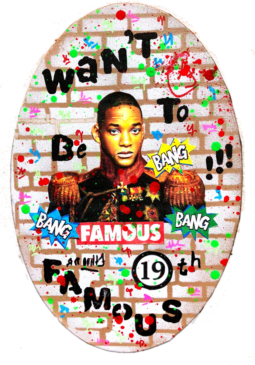 Wan't To Be Famous In 19 Th Century Will Smith - Pop Art (839x1200), Png Download