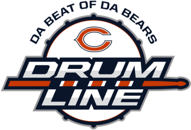 Chicago Bears Drumline - Chicago Bears Drumline Logo (824x464), Png Download