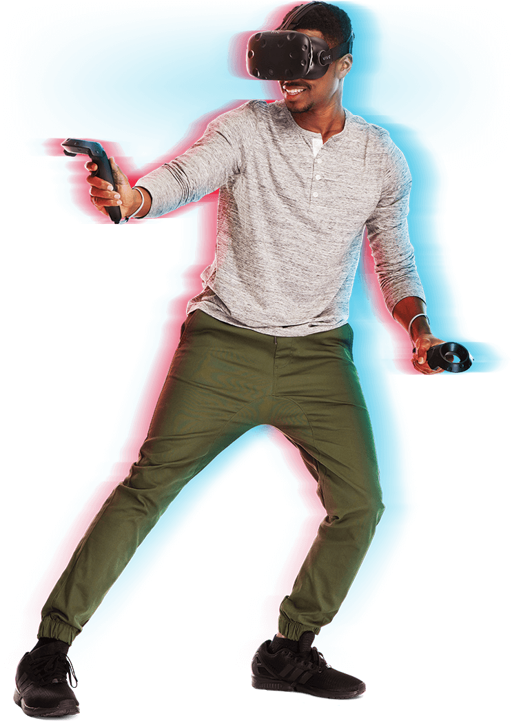 You Want More Reality Than The Basic One Around You - Virtual Reality (743x1049), Png Download