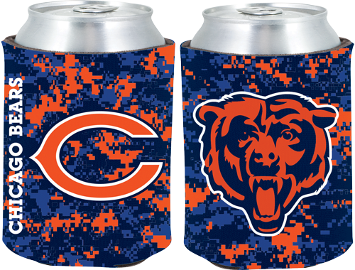 Chicago Bears Digi Camo Can Cooler 12 Pc Min - Chicago Bears (500x380), Png Download