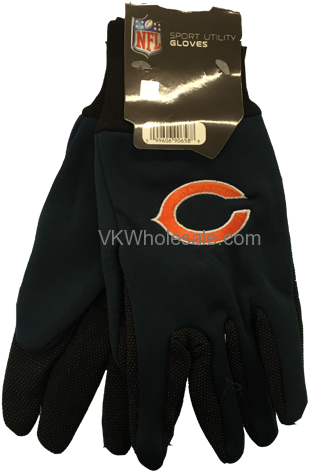 Chicago Bears Nfl Working Gloves Wholesale - Nfl (500x500), Png Download