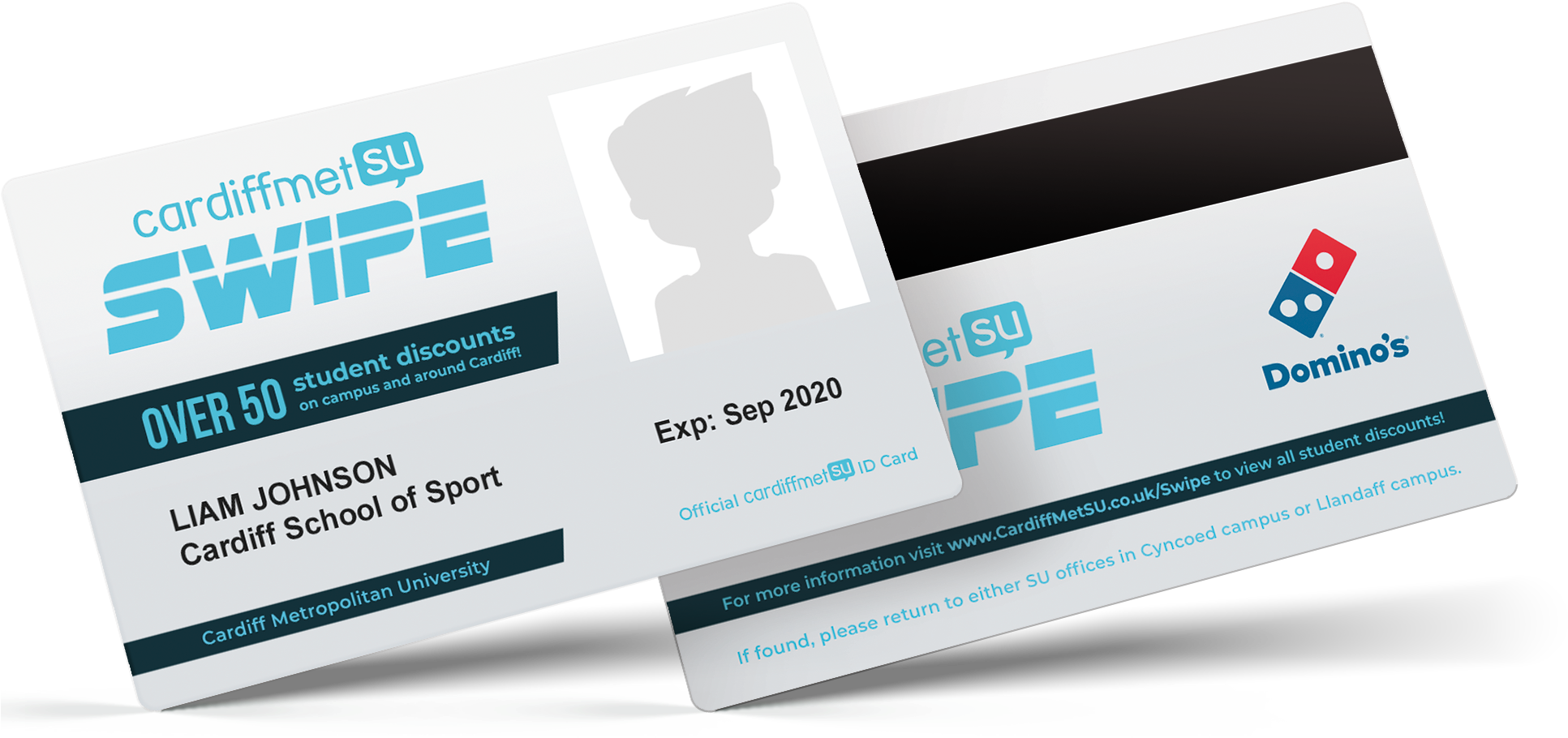 For Just £10, The Swipe Card Is A New Cardiff Met Student - Graphic Design (2063x945), Png Download