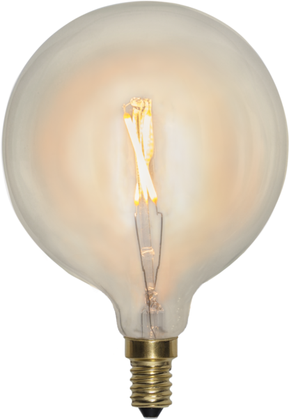 Led-lamp E14 G95 Soft Glow - Star Trading Led Kronljus Klar E14 Soft Glow 70lm 0,8w (600x600), Png Download