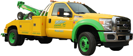 Light Duty - Miller Tow Truck (523x273), Png Download