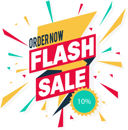 Get Extra 10% Off On Selected Package - Png Transparent Flash Sale (500x500), Png Download