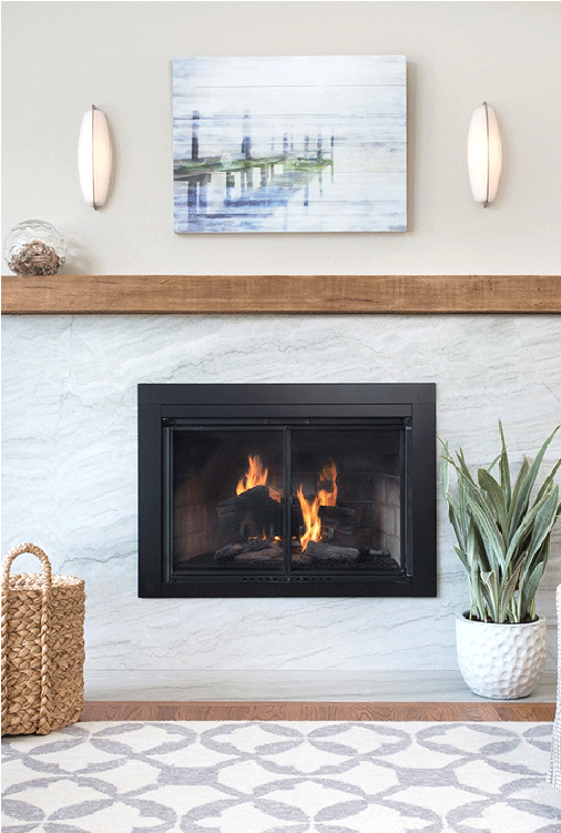 Custom-fireplace - Parvez Taj 'dock Mist' Canvas Art, Multi-color, Size (750x750), Png Download