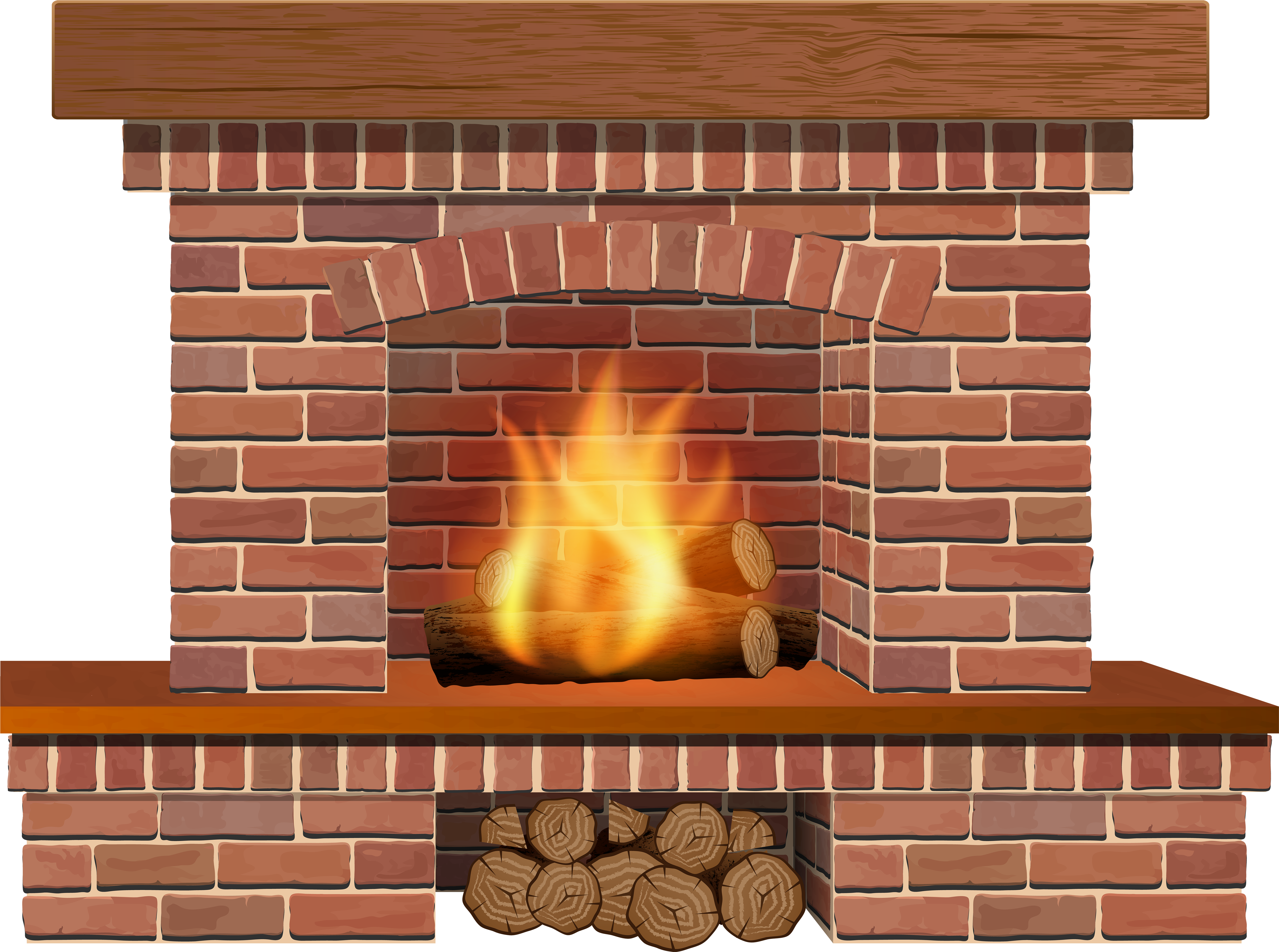 Hearth Png (7000x5202), Png Download