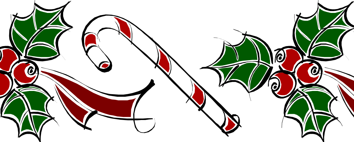 Xmas Border (1200x484), Png Download