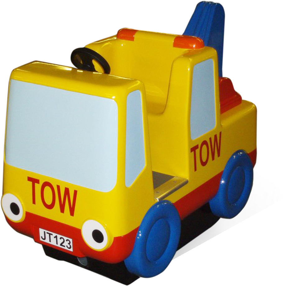 Tow Truck - Jolly Town Tow Truck Kiddi Eride (1000x973), Png Download
