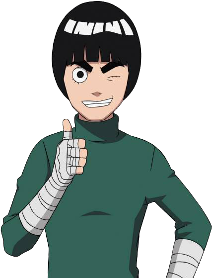 Naruto Rock Lee Png Clip Royalty Free - Rock Lee Naruto (576x741), Png Download