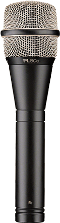 Microphone Png Image - Electro-voice Pl-80a Vocal Microphone (black) (455x455), Png Download