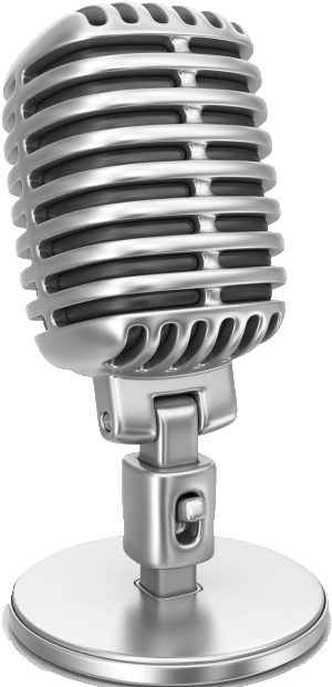 Banner Library Download Singing Clipart Microphone - Old School Microphone Png (500x645), Png Download