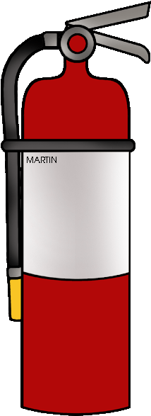 Fire Extinguisher Clipart - Fire Extinguisher Clip Art Png (254x648), Png Download