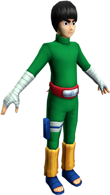 Download Zip Archive - Rock Lee (750x650), Png Download