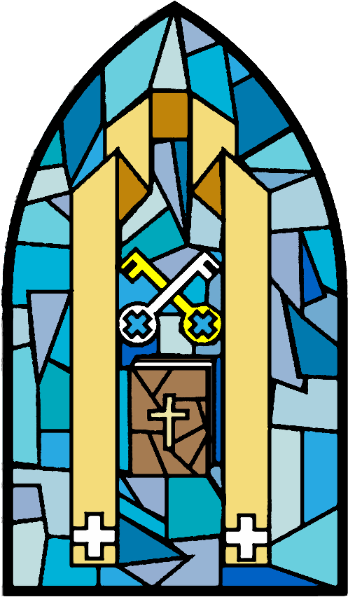 Holy Orders - Seven Sacraments Stained Glass (650x960), Png Download