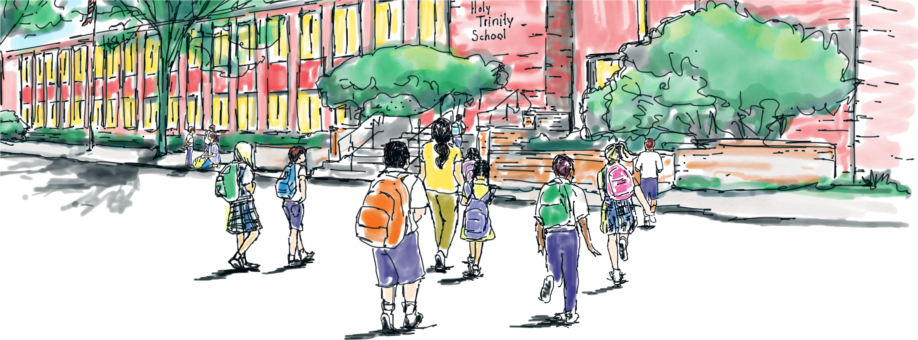 First Communion - Illustration (3205x1494), Png Download