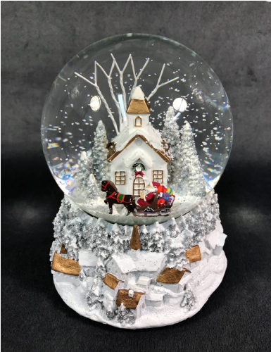 Snow Globe (500x500), Png Download
