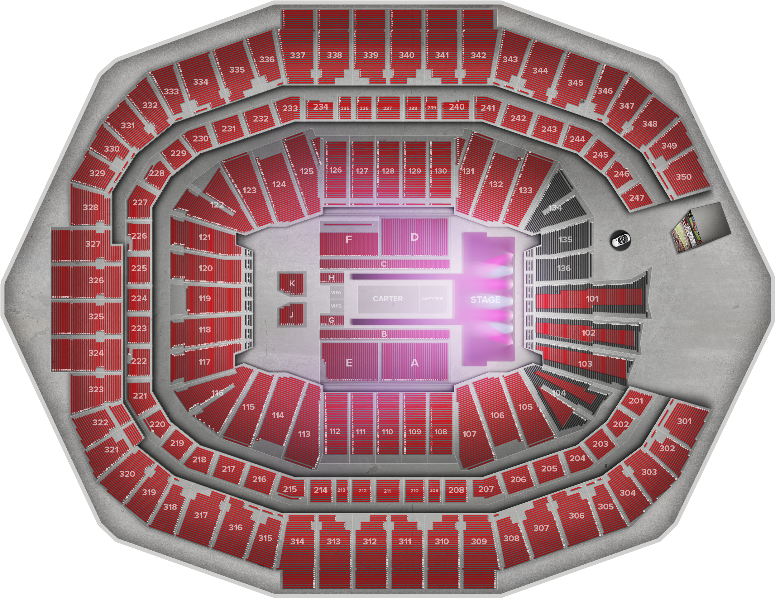 Jay Z And Beyonce At Mercedes Benz Stadium Aug - Mercedes-benz Stadium (2560x1936), Png Download