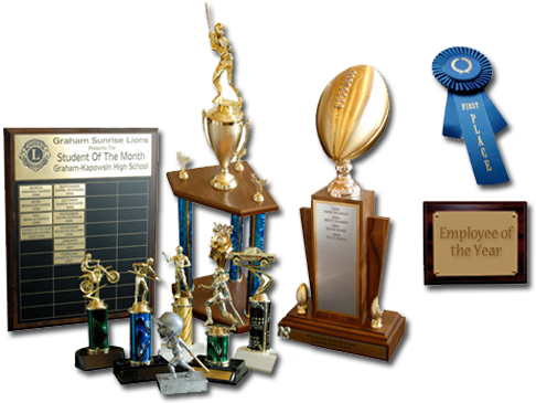 Plaques And Trophies Png (530x370), Png Download