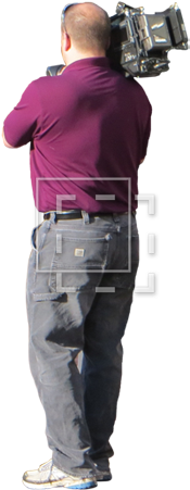 Parent Category - Camera Man Back Png (450x450), Png Download