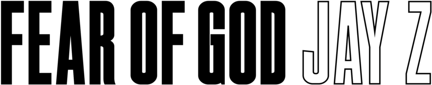 Collections Jay Z - Fear Of God Logo Png (909x200), Png Download