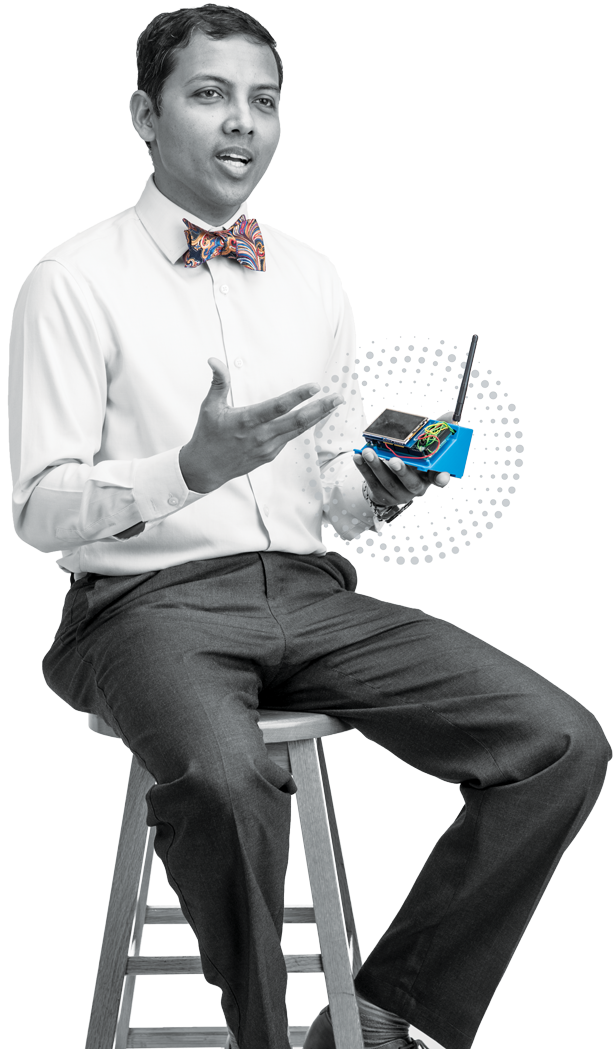 Ufwertheim Researcher Prabir Barooah Has A Message - Sitting (801x1200), Png Download