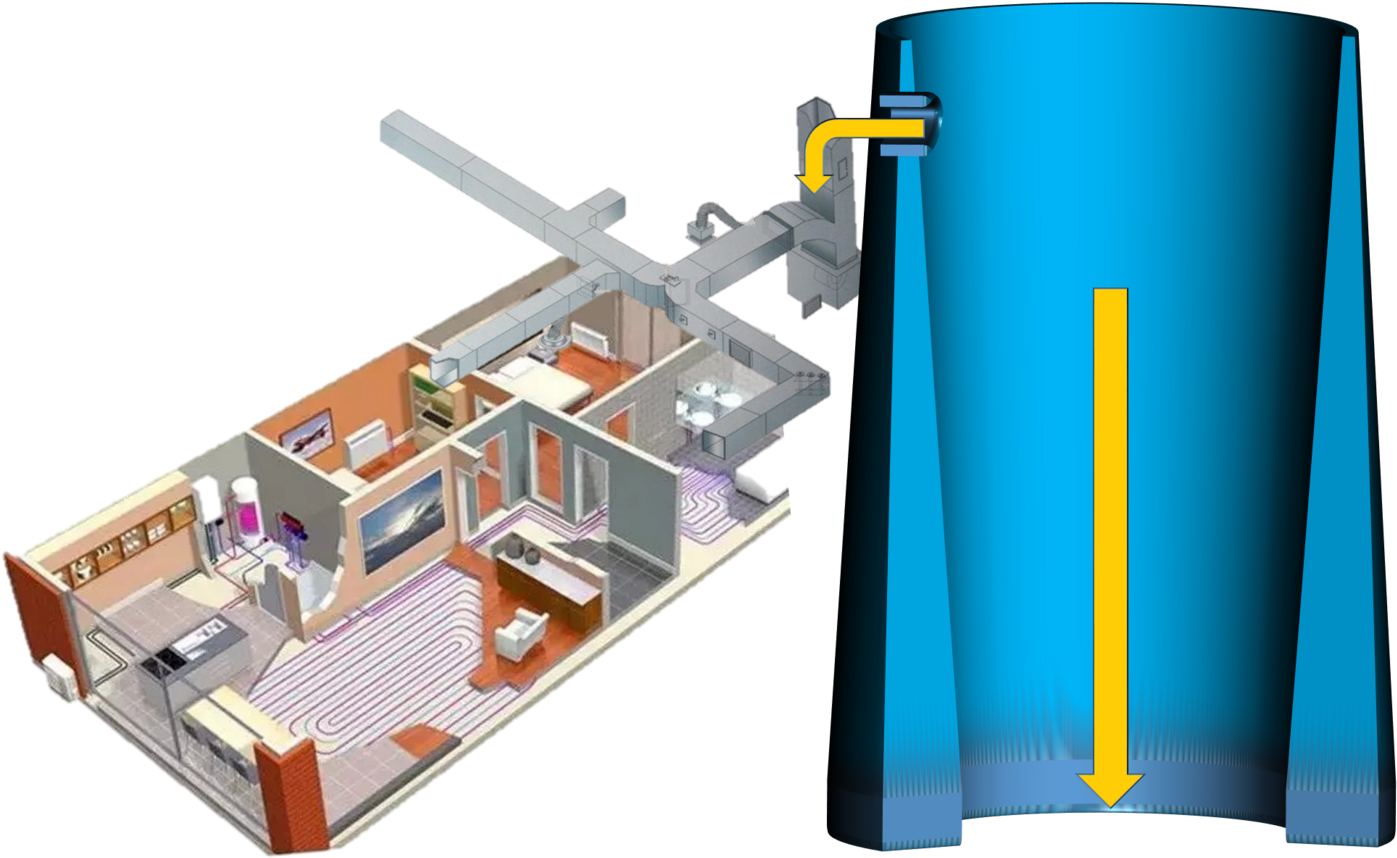High Altitude Wind To The Entire City - Heat Pump (1456x913), Png Download