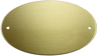 2 1/2″ X 4 5/16″ Satin Yellow Leaded - Brass (350x350), Png Download