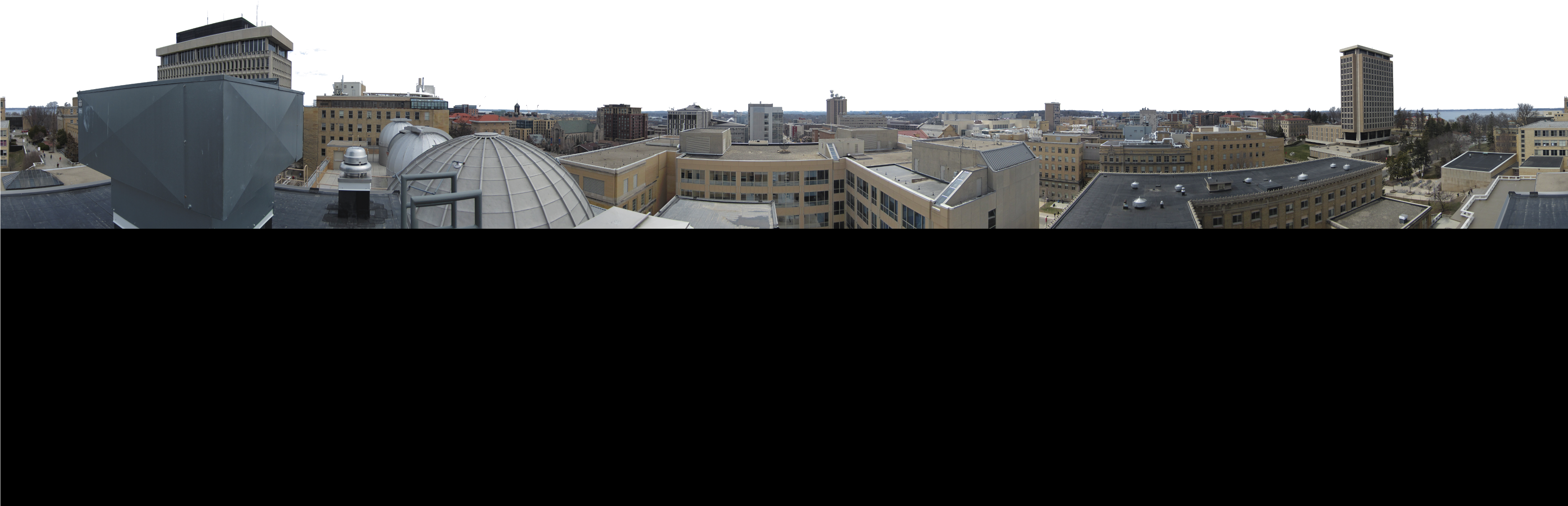 Landscape With A 360-degree Panoramic Image - Roof (4096x2048), Png Download