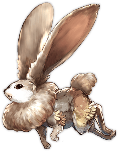 White Rabbit - Fantasy Rabbit Png (640x628), Png Download