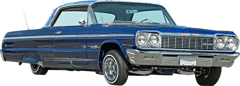 1964 Chevrolet Impala Ss - Ford Galaxie (973x423), Png Download