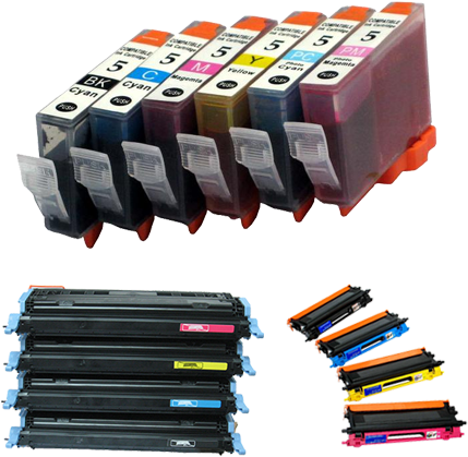 Ink & Toner - Ink And Toner Png (450x450), Png Download